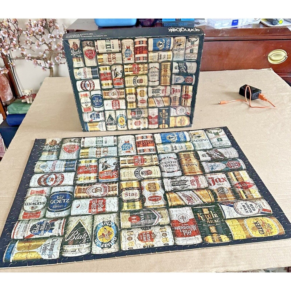 VINTAGE SPRINGBOK JIGSAW PUZZLE "WHATS YOUR PLEASURE" , 500 + PCS COMPLETE